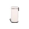 CUBO DE BASURA BEIGE CON PEDAL Y CUBO INTERIOR 5 L 21 X 18,5 X 30 CM