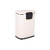 CUBO DE BASURA BEIGE CON PEDAL Y CUBO INTERIOR 5 L 21 X 18,5 X 30 CM
