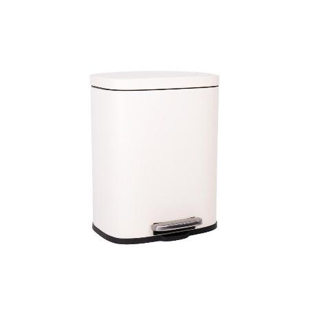 CUBO DE BASURA BEIGE CON PEDAL Y CUBO INTERIOR 20 L 34,2 X 29,3 X 44 CM