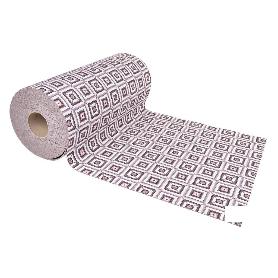ROLLO DE ALFOMBRA EN CUADROS CROCHET 50% ALGODÓN 50% POLIÉSTER 50 CM X 15 M