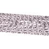ROLLO DE ALFOMBRA EN CUADROS CROCHET 50% ALGODÓN 50% POLIÉSTER 50 CM X 15 M