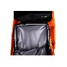 CARRO DE LA COMPRA NARANJA Y NEGRO ABATIBLE DE ALUMINIO CON 6 RUEDAS GIRATORIAS 53 L