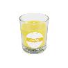VELA AROMÁTICA DE CITRONELA EN VASO TRANSPARENTE 120 G