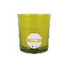 VELA AROMÁTICA DE CITRONELA VASO DECORADO  200 G