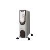 RADIADOR DE ACEITE CON TERMOSTATO REGULABLE 11 ELEMENTOS 2500 W