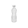 BOTELLA DE VIDRIO TRANSPARENTE TAPÓN ACERO INOXIDABLE 1 L VENTA UNITARIA