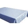 ROLLO DE MANTEL ANTIMANCHAS CUADROS AZULES 1,40 X 20 M