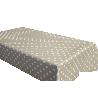 ROLLO DE MANTEL ANTIMANCHAS DE LUNARES BEIGE 1,40 X 20 M