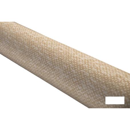 ROLLO DE MANTEL ANTIMANCHAS RESINADO TEXTURA BEIGE 60 % ALGODÓN, 40 % POLIÉSTER 1,40 X 20 M