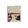 MANTEL ANTIMANCHA LUNARES BEIGE 1,40 X 2,00
