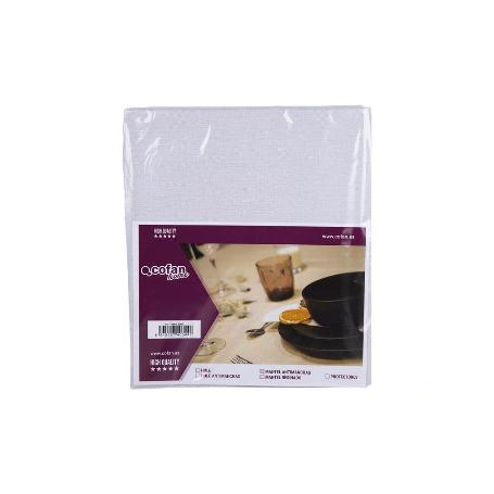 MANTEL ANTIMANCHAS ESTERILLA GRIS   1,40 X 1,40