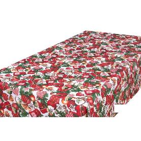 ROLLO DE MANTEL RESINADO ANTIMANCHAS ENCANTO NAVIDEÑO 75% ALGODÓN 25% POLIÉSTER 1,40 X 15 M