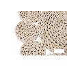 BAJOPLATO FORMA CIRCULOS  FIBRA NATURAL MEDIDA 35 CM   CAJA 6 UNID.