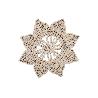 BAJOPLATO EN FORMA ESTRELLA  FIBRA NATURAL MEDIDA 30 CM   CAJA 6 UNID.