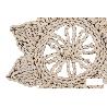 BAJOPLATO EN FORMA ESTRELLA  FIBRA NATURAL MEDIDA 30 CM   CAJA 6 UNID.