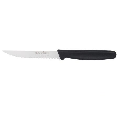 PACK DE 25  CUCHILLOS DE COCINA MICRODENTADO 10,5 CM