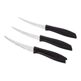 PACK DE 3 CUCHILLOS PARA FRUTA Y VERDURA 21 CM