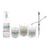 PACK DE 3 VELAS,ENCENDEDOR ELECTRICO,BRUMA TEXTIL
