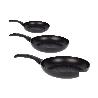 PACK DE 3 SARTENES ANTIADHERENTE ALUMINIO 16 20 22 CM
