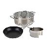 PACK DE CACEROLA INDUCCIÓN 4.3 L, CAZO 1L INDUCCIÓN, SARTEN INDUCCIÓN 20 CM