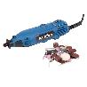 MULTIHERRAMIENTA ROTATIVA 135 W 8000-33000 RPM CON ACCESORIOS