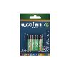 BLISTER 4 PILAS RECARGABLES AAA 900MAH   CAJA 10 UNID.