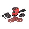 LIJADORA ORBITAL A BATERÍA LI-ION 20 V 125 MM 10000 RPM