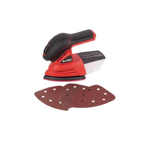 LIJADORA MOUSE A BATERÍA LI-ION 20 V 11000 RPM SIN CARGADOR NI BATERÍA