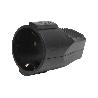 BASE ENCHUFE AEREA NEGRA (16A-250V)