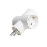 ADAPTADOR SCHUKO 3 VIAS  (16A-250V)