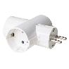 ADAPTADOR SCHUKO 3 VIAS  (16A-250V)