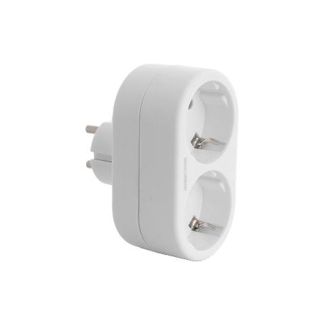 ADAPTADOR 2 VIAS FRONTAL SCHUKO (3.500W)