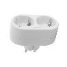 ADAPTADOR 2 VIAS FRONTAL SCHUKO (3.500W)