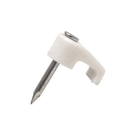 GRAPA PLÁSTICO CABLE PLANO 7,3X4,1MM   CAJA 200 UNID.