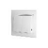 DOBLE INTERRUPTOR-CONMUTADOR EMPOTRAR MODELO PACIFIC (BL)