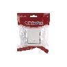 PULSADOR CAMPANA SUPERFICIE MODELO ATLANTIS 10A BLANCO