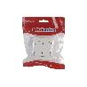 DOBLE INTERRUPTOR SUPERFICIE  MODELO ATLANTIS10A BLANCO