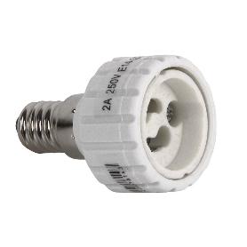 PORTALAMPARAS ADAPTADOR E14 - GU10