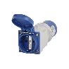 ADAPTADOR INDUSTRIAL CLAVIJA-BASE SCHUKO IP44 16A 230V