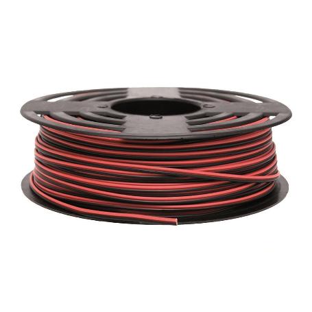 ROLLO 100M CABLE PARALELO ROJO/NEGRO (2X0,75)