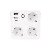 REGLETA INTELIGENTE CON 3 TOMAS Y 2 PUERTOS USB Y TIPO C
