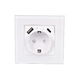 BASE ENCHUFE CON PUERTO USB Y TIPO C WIFI