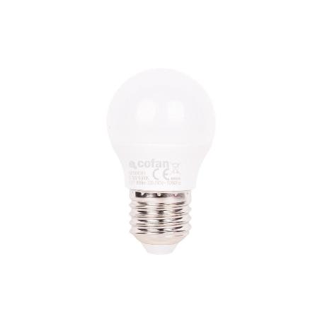 BOMBILLA LED ESFÉRICA E27 6.5 W 806 LM 6500 K