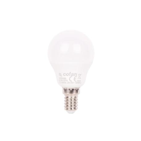 BOMBILLA LED ESFÉRICA E14 6.5 W 806 LM 3000 K