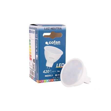 LÁMPARA LED COB 5 W GU-5.3 400 LM 4000 K