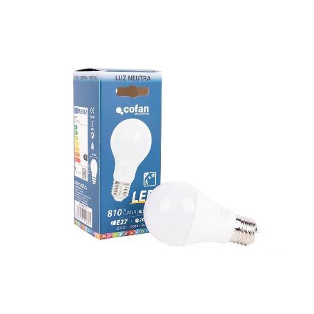 BOMBILLA CLASIC SENSOR E27 8.5W 810LM 4000K