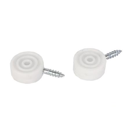 BL 2 UDS SOPORTE VITRINA BLANCO   CAJA 12 UNID.