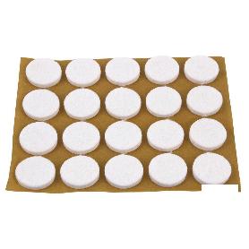 BLÍSTER DE 2X12 UDS. FIELTRO MARRÓN REDONDO 22X3 MM VENTA UNITARIA