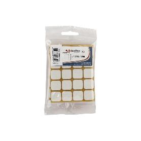 BLÍSTER DE 2X20 UDS. FIELTRO CUADRADO  MARRÓN 17X17X3 MM VENTA UNITARIA