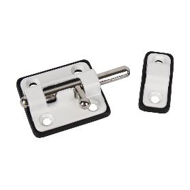 PASADOR BASE PLASTICO BLANCO 50MM   CAJA 12 UNID.